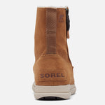 Womens Sorel Explorer Zip Waterproof Suede Leather Fur Warm Winter Boots