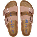 Birkenstock Women's Arizona Soft Bed Suede Leather Slip-on Sandals