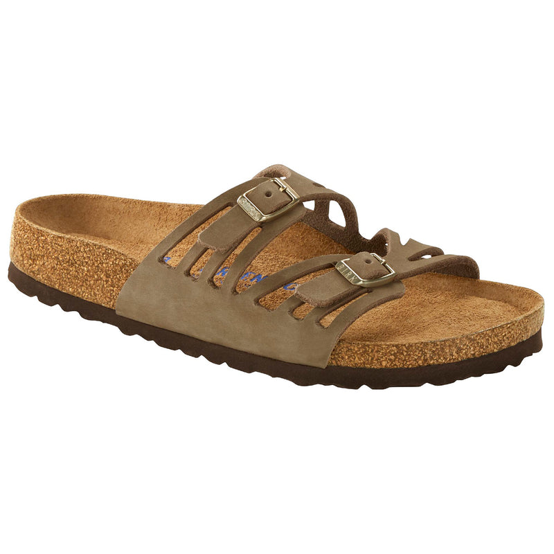 Birkenstock Women's Granada Soft Footbed Nubuck Leather Sandals