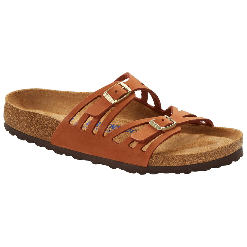 Birkenstock Women's Granada Soft Footbed Nubuck Leather Sandals