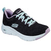 Womens Skechers Arch Fit Comfy Wave Work Running Walking Active Sport Trainers