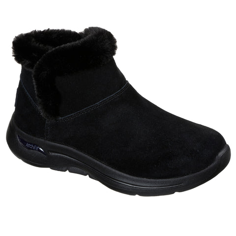 Skechers go walk deals faux fur boots