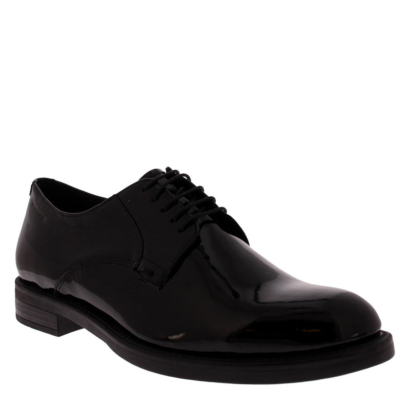 Vagabond Amina Patent Leather Work Office Flat Closed Toe Shoes - Patent Black - 7
