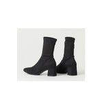 Womens Vagabond Alva Stretchy Textile Block Heels Mid-Calf Boots