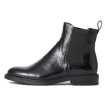 Womens Vagabond Amina Elasticated Side Panels Low Heel Leather Boots