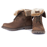 Womens Barbour Hamsterley Leather Waterproof Winter Warm Lace Snow Ankle Boots