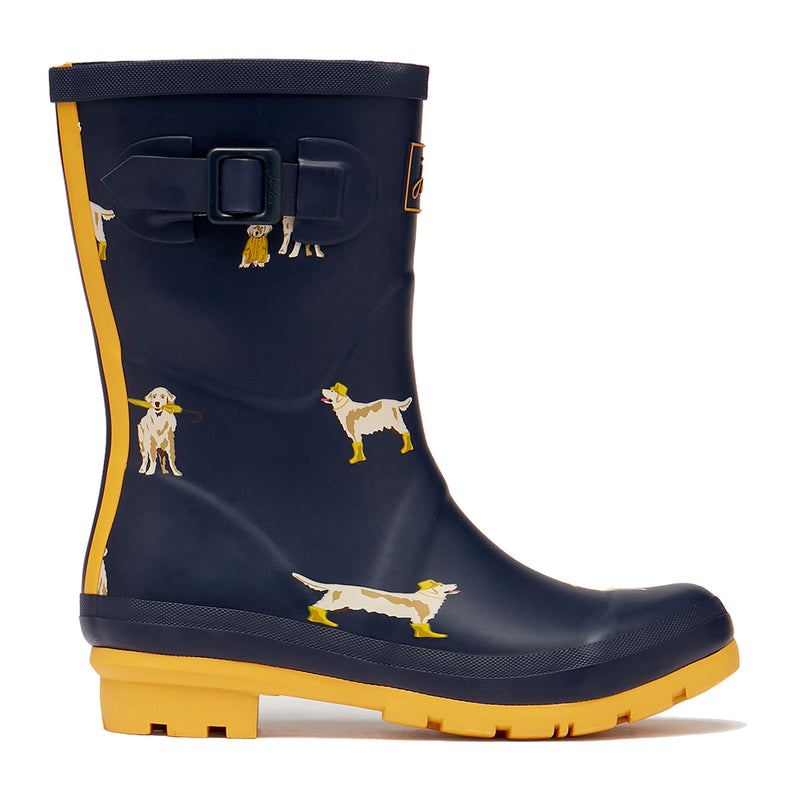 Womens Joules Molly Welly Rain Dogs Rubber Ladies Wellingtons