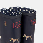 Womens Joules Welly Print Best In Show:  French Navy Wellingtons