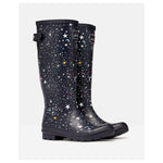 Womens Joules Welly Print Navy Stars Rubber Ladies Wellingtons